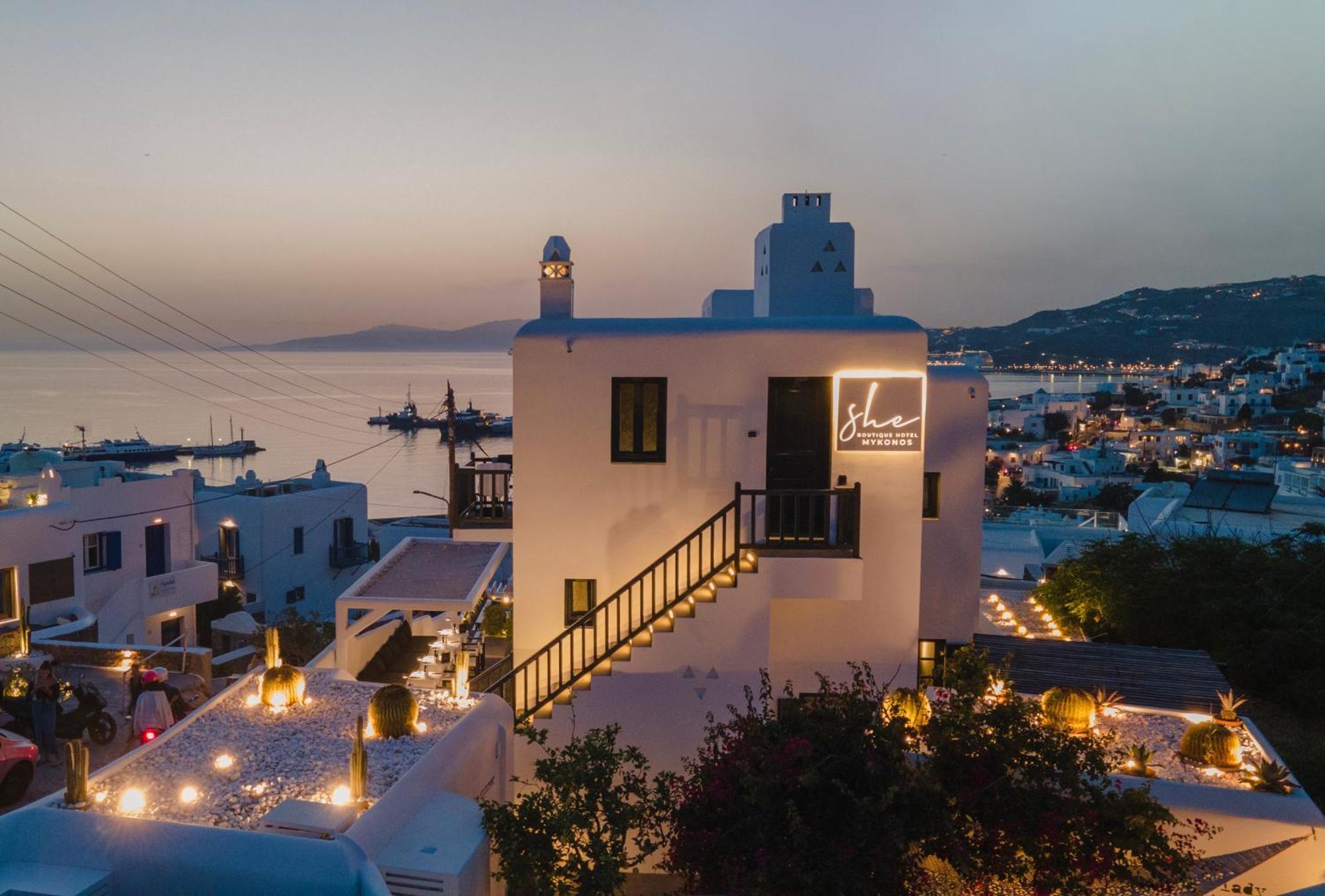 She Mykonos Boutique Hotel Mykonos Town Luaran gambar